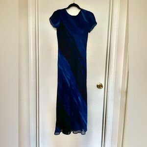 Vintage Blue Flowy Dress